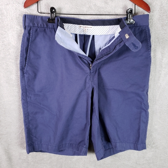 Peter Millar Pima Cotton Twill Shorts Men 33 - Picture 2 of 5